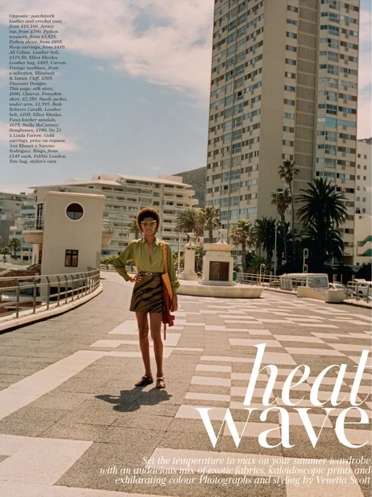 British Vogue - Vogue campaign produced by Steel Productions in South Africa, photographed by Venetia Scott